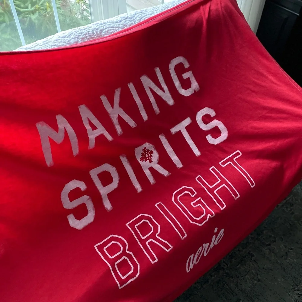 Aerie throw blanket